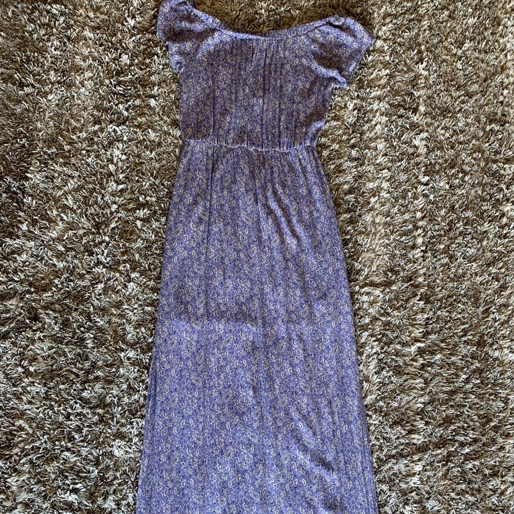 Off the shoulder maxi dress